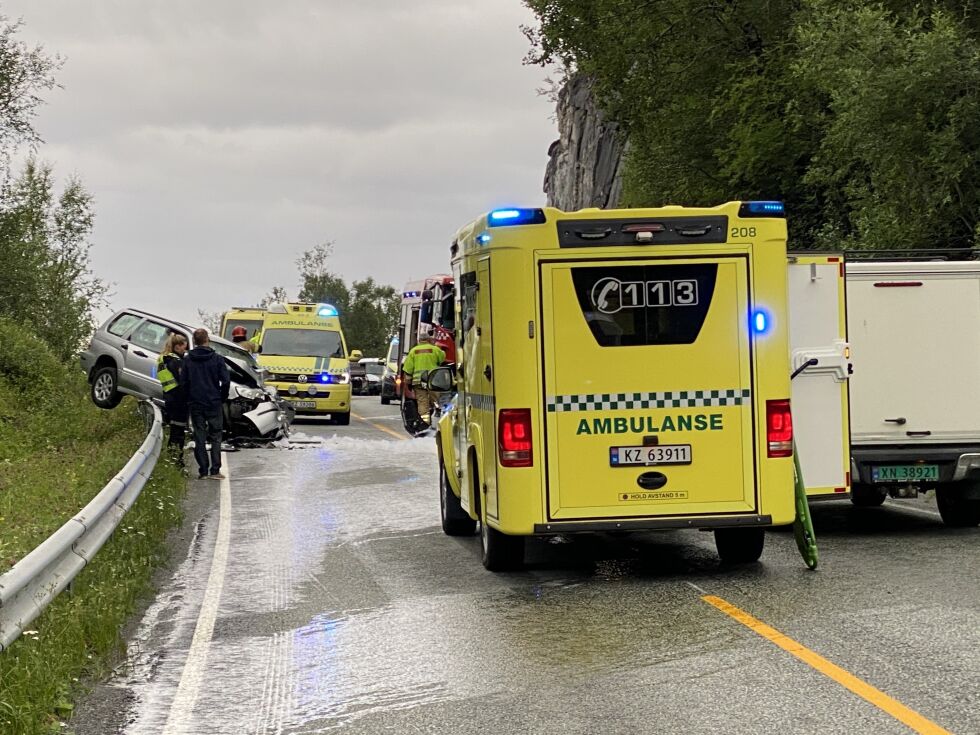 OMKOM. En kvinne døde i ulykken ved Grytvikmoen i forrige uke.
 Foto: Helge Simonsen