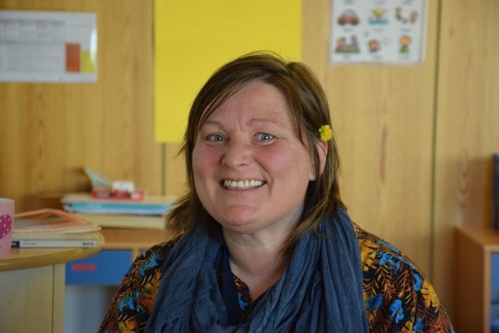 Lin Klemetsen, lærer ved Straumen skole, er en av de som har søkt på stillingen som prosjektleder for Heilt innafor i Sørfold kommune.
 Foto: Eva S. Winther