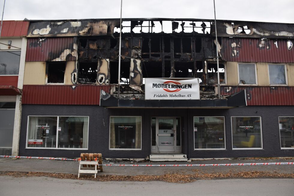 Møbelfirmaet har ikke fått utbetalt noe forsikringspenger etter brannen ennå.
 Foto: Arkiv