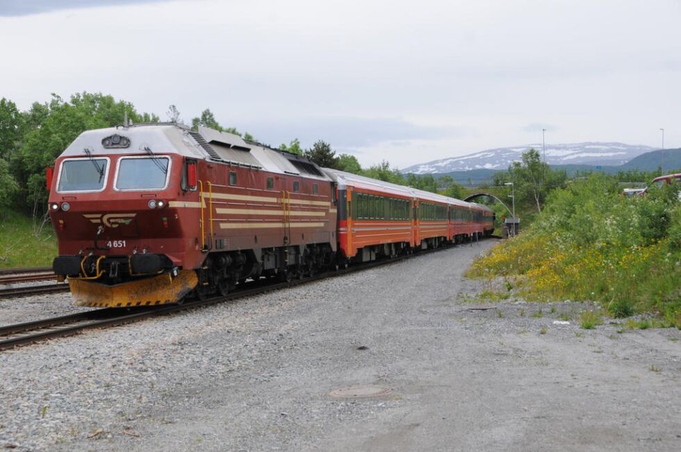 NEDSTEMT. Nord-Norgebanen er tenkt som en forlengelse av Nordlandsbanen fra Fauske til Tromsø.
 Foto: Arild Bjørnbakk