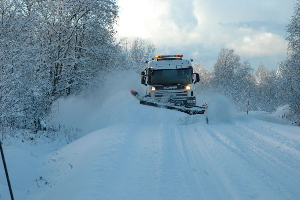 Det er utfordrende vær flere steder, og Statens vegvesen maner til forsiktighet på veiene.
 Foto: Merethe Korsberg Dalsbø