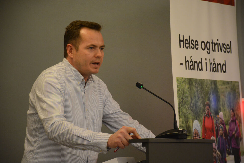 Nils-Christian Steinbakk, leder Fauske Arbeiderparti.
 Foto: Helge Simonsen (arkivfoto)