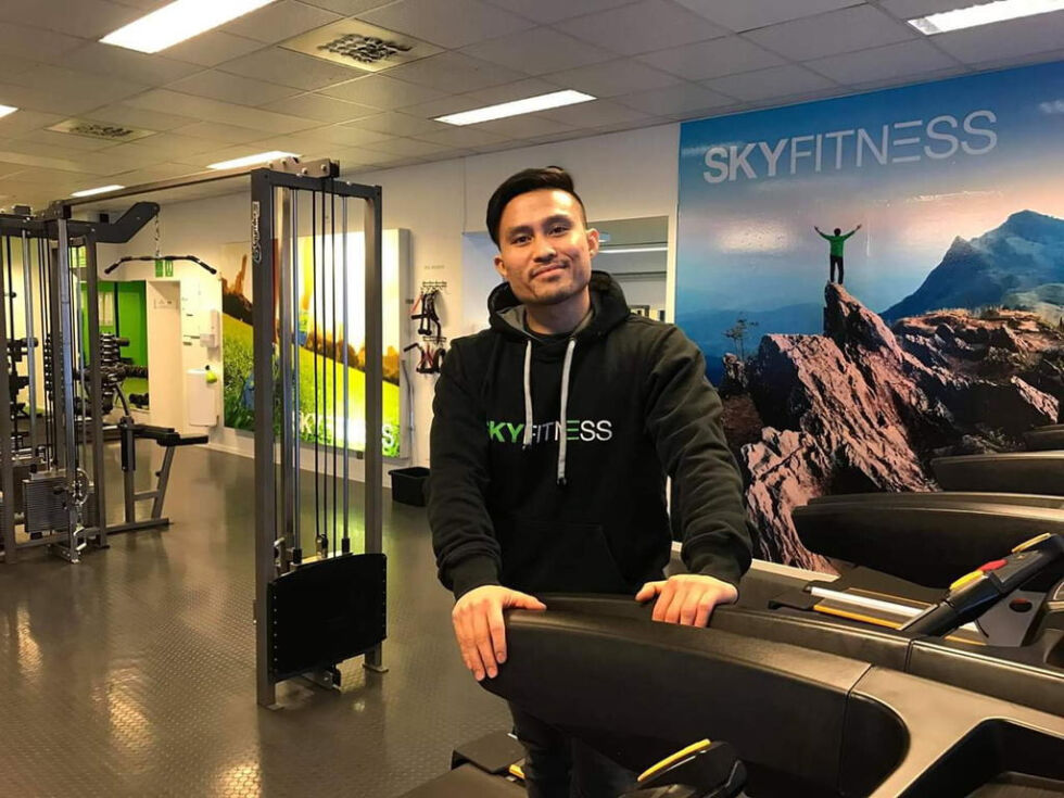 FAUSKE. Marriel overtok Sky Fitness i januar 2019. Da bodde han i Bodø, men nå har han flyttet til Fauske og har kort vei til og fra jobb.
 Foto: Sky Fitness