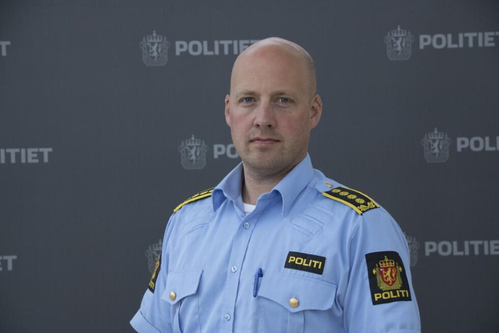 SVARER. Områdesjef for politiet i Salten, Robin Johnsen, svarer for politiet i Minassaken.
 Foto: Politiet