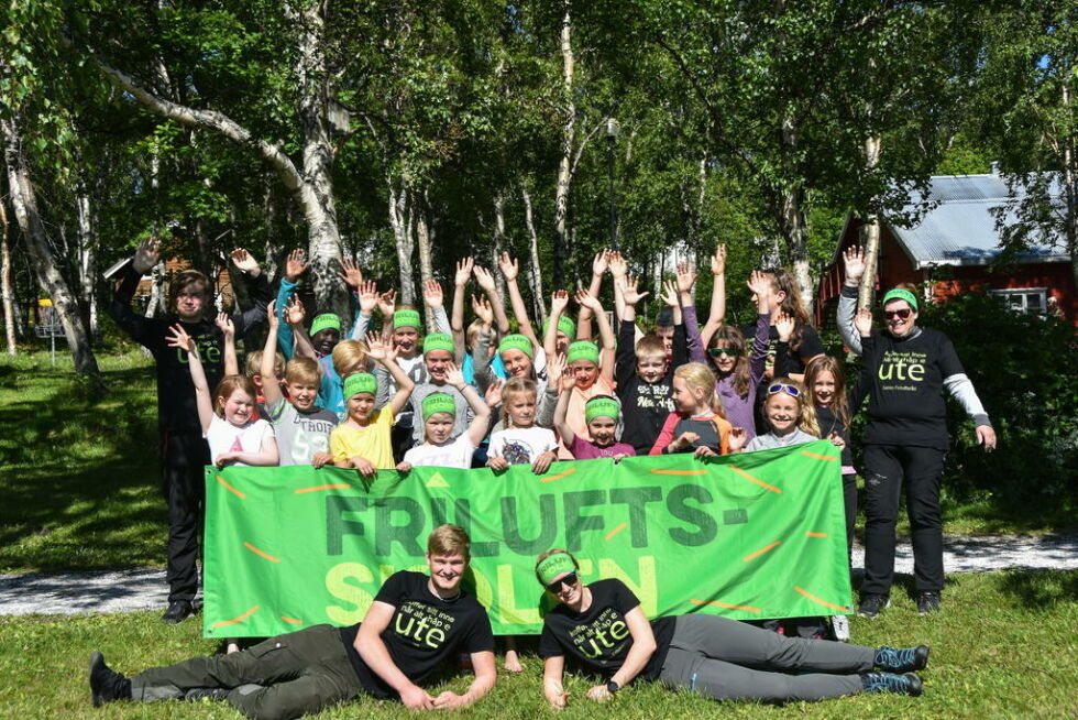 FRILUFTSRÅDET FÅR. Friluftsskolen i Salten er et av prosjektene som har fått statlig tilskudd. Bildet er fra sesongen 2019.
 Foto: Arkiv