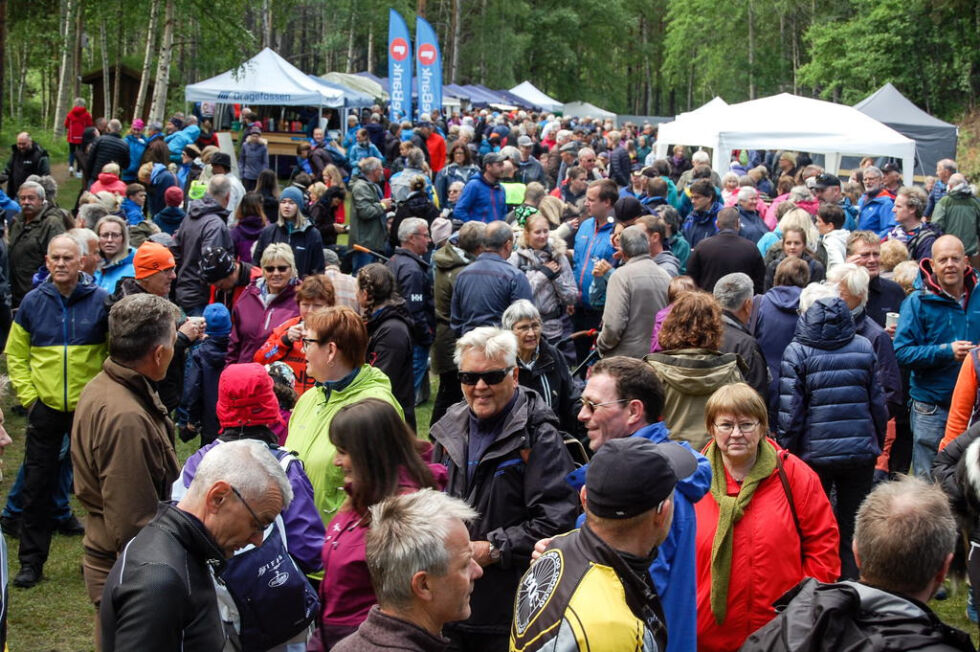 REKORD. Bare ti tilskuere til, og man hadde bikket 3000 på Skogvokterdagen på Storjord i 2019.
 Foto: Stig Bjørnar Karlsen