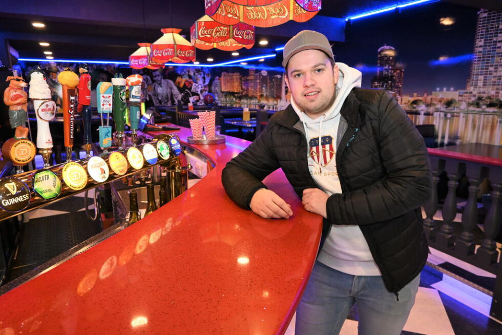 Jøran Jensen. Daglig leder, Orlando bar &amp; grill, Fauske
 Foto: Kenneth Strømsvåg