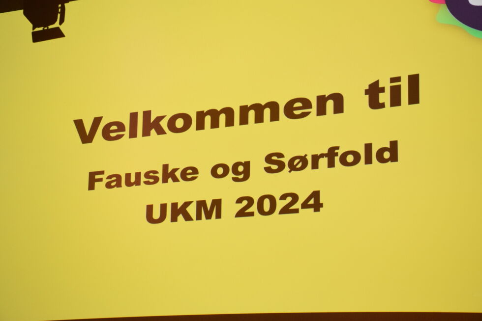 I år ble UKM i Fauske og Sørfold slått sammen til én forestilling på grunn av få påmeldte.
 Foto: Eva S. Winther