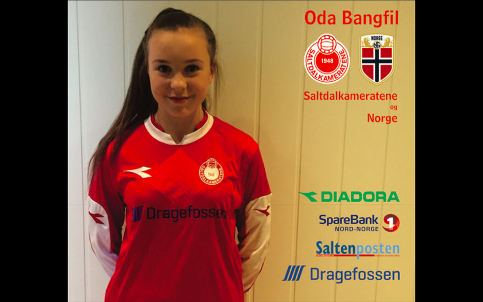 Oda Martine Bangfil kan bli Indre Saltens neste landslagsutøver for Norge.
 Foto: FKSK