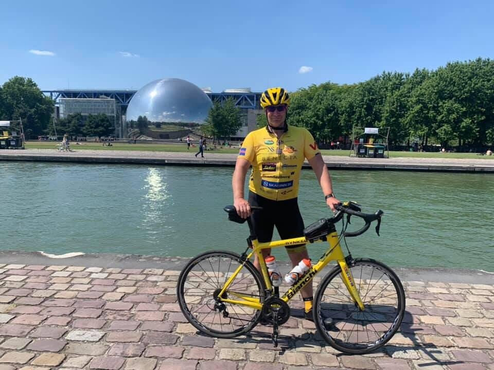 STJÅLET. Valter Jacobsen hadde en flott tur til Paris sammen med Team Rynkeby Bodø, men i den franske hovedstaden ble 20 av lagets 32 sykler stjålet - deriblant hans.