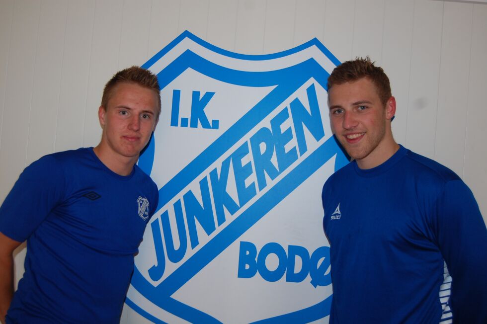 SAMMEN IGJEN. Richard Halvorsen (t.v.) og Emil Pettersen er igjen i samme klubb.
 Foto: Stig Bjørnar Karlsen