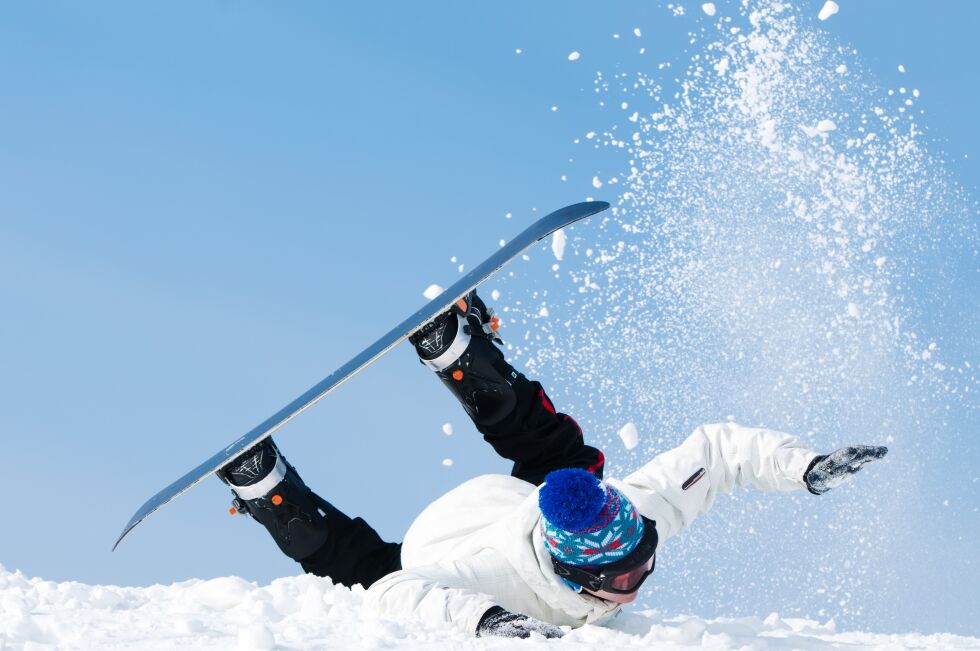 Blant snowboard-kjørerne er det håndleddene som er mest utsatt, etterfulgt av skulderskader.