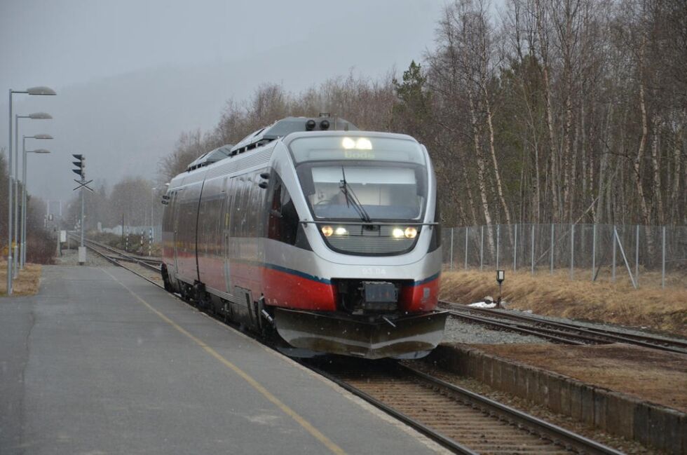 TOGSTANS. Alle vanlige rute- og godstog innstilles denne helgen på Nordlandsbanen.
 Foto: Sverre Breivik