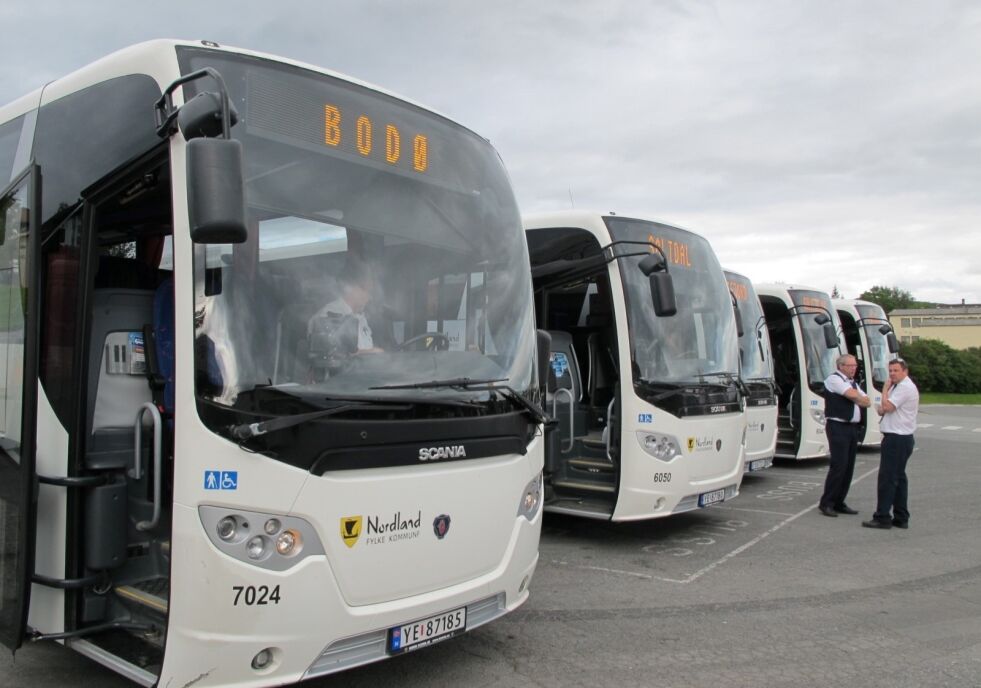 STOR PRISØKNINGEN. Nordland fylkeskommune syntes det ble for dyrt å ha bussholdeplass på Shell-tomta . Arkivfoto: Frank Øvrewall