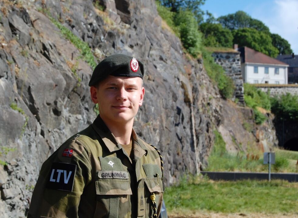 ØVERSTE NIVÅ. Aksel Grunnvåg fra Fauske er tillitsvalgt for åtte tusen soldater fra hele landet. Foto: Stig Grunnvåg