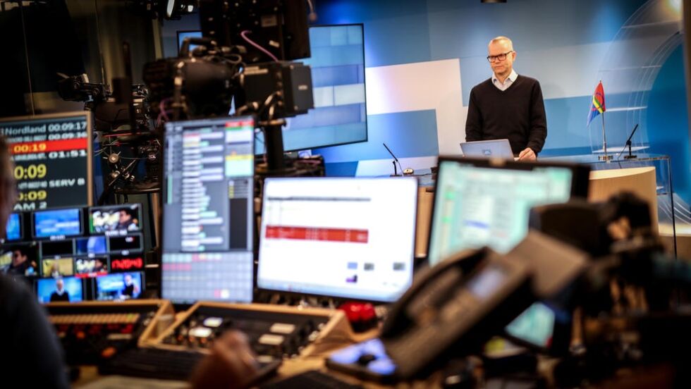 FLYTTER. Programleder Bjarne Brandal i NRK Nordland skal nå sende nyheter etter Dagsrevyen.
 Foto: Benjamin Fredriksen