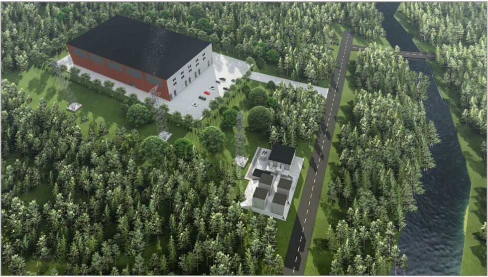 Nordic DC AS ønsker å etablere et datalagringssenter og næringspark ved Kobbvatn i Sørfold.
 Foto: Skjermdump/ABO plan & arkitektur Stord AS