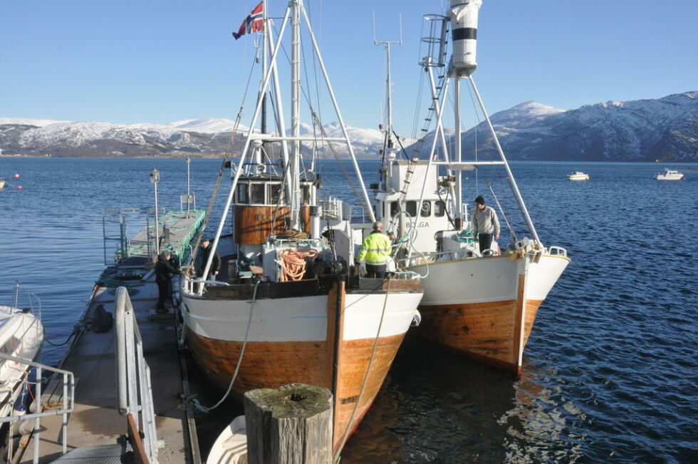 FLYTENDE KULTUR. Salten veteranbåtlag sine "Blomøy" og "Bolga". Sistnevnte er med på markeringen av fartøyvernets dag 10. juni.
 Foto: Sylvia Bredal