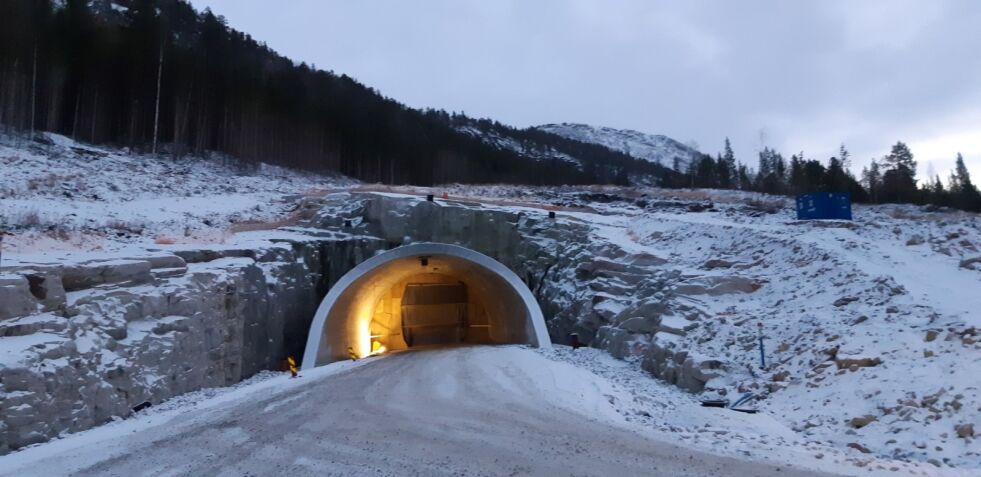 NYTT FORSLAG. Statens vegvesen vil tunnelen skal hete Tjernfjelltunnelen. Men det kommer an på hva fjellet den går igjennom ender opp med å hete. Foto: Erling Hansen