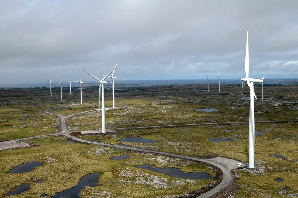 TRUENDE INNGREP. NJFF Nordland sier nei til økende vindmølleutbygging, og kaller det enda en ny bølge av truende inngrep i naturen.
 Foto: Sylvia Bredal