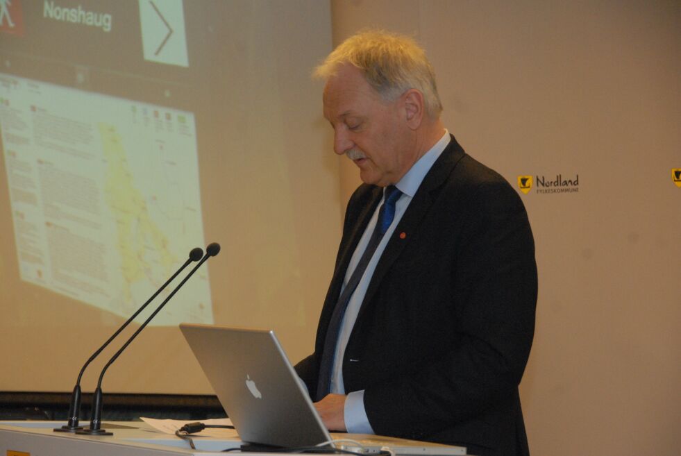 GIR BUD. Fylkesrådsleder Odd Eriksen har gitt bud på 14 prosent av aksjene i SKS.
 Foto: Sverre Breivik