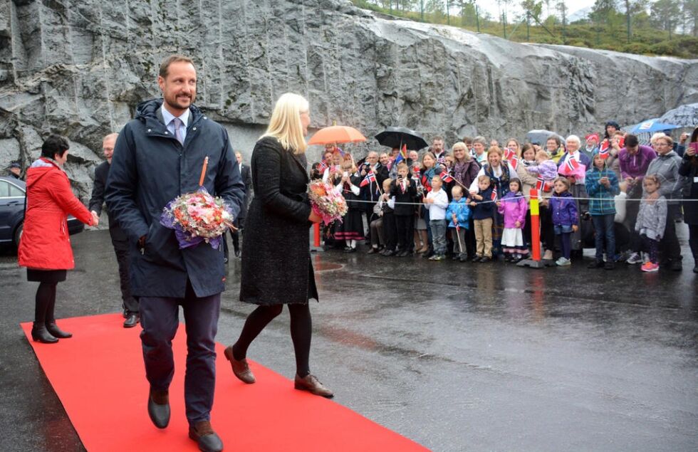 SJELDEN GJEST. Kronprins Haakon kommer til Bodø. Bildet er fra Smolten i Mørsvikbotn i 2014, da han og Kronprinsesse Mette-Marit var på besøk.