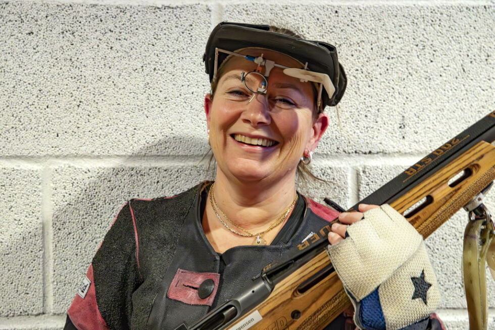 GOD. Hege Kristin Aune Jørgensen imponerte da hun skjøt seg til finale i Landsskytterstevnet innendørs.
 Foto: Odd Rune Wang