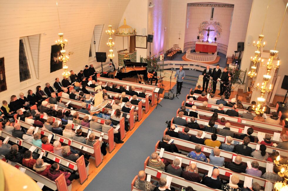 Salmekveld nummer 200 ble feiret i Skjerstad kirke i mars 2019. Nå er det tid for den 250. i rekken.
 Foto: Lars Olav Handeland