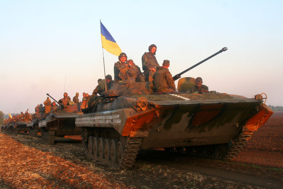 ET ÅR MED KRIG. Vladimir Putin kaller det en spesialoperasjon, men invasjonen i Ukraina er en krig og ingenting annet.
 Foto: Ukraine ministry of defence