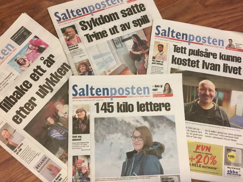 Den siste måneden har Saltenposten formidlet flere sterke historier om mennesker i Indre Salten.
 Foto: Eva S. Winther