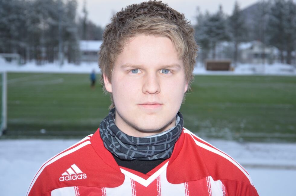 Steffen Wikberg var en av kampens fire målskårere.
 Foto: Sverre Breivik