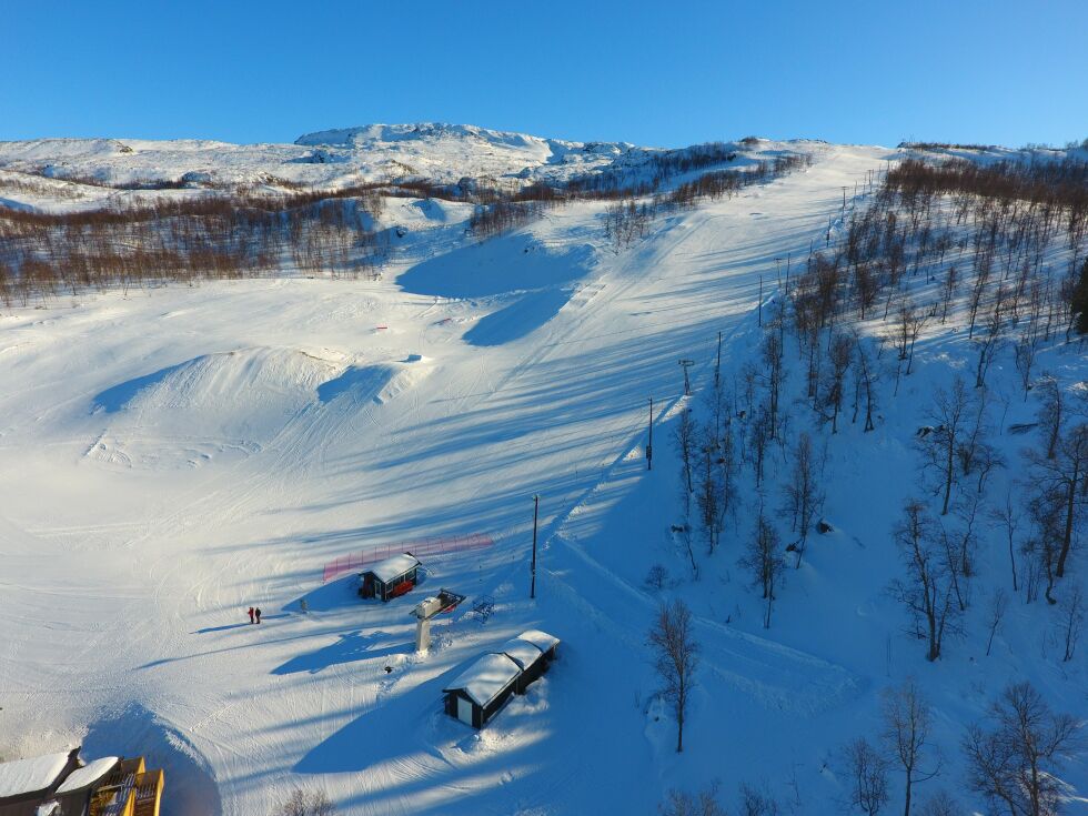 Endelig kan Sulitjelma Fjellandsby ønske folk velkommen på ski og brett.
 Foto: Espen Johansen