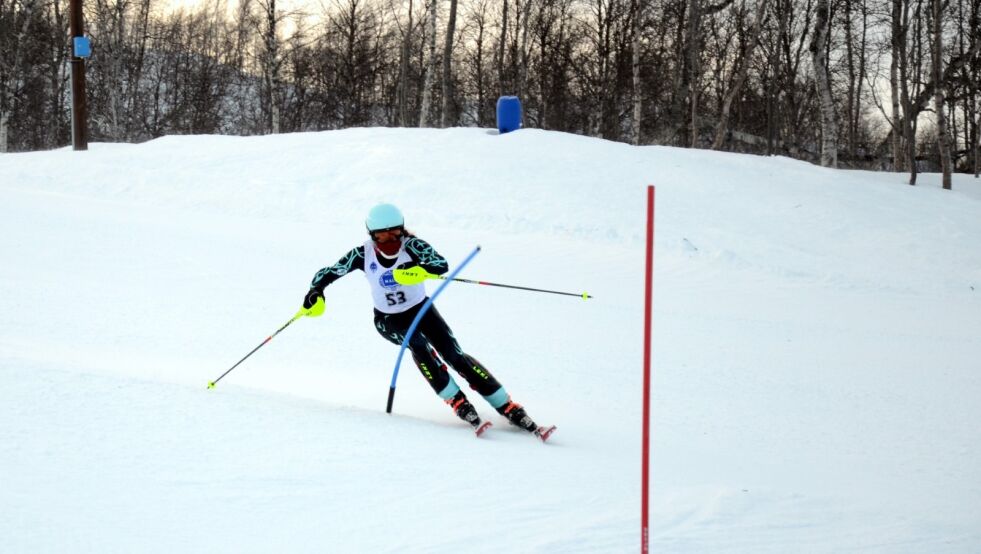 VANT. I lørdagens slalåm mistet hun skia og kjørte ut. Søndag vant hun storslalåmen med beste omgangstid i begge omganger. Alle foto: Espen Johansen