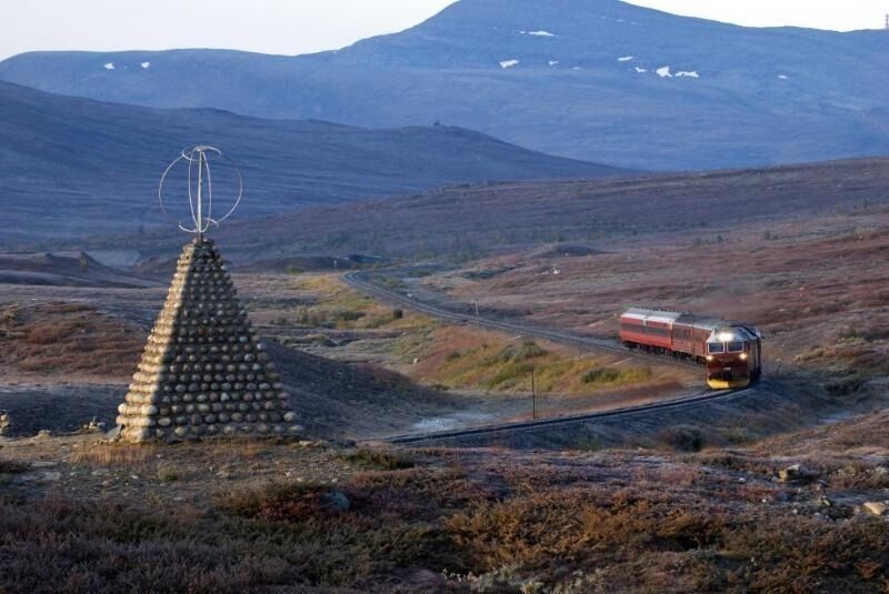 Nordlandsbanen er stengt sør for Saltfjellet på grunn av ras og fare for utglidning.
 Foto: Rune Fossum